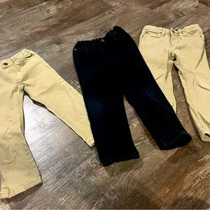 4T Khaki and Black Jeans